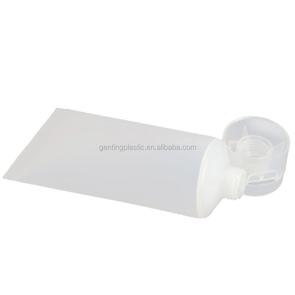 50ml Empty Refillable Travel Plastic Matte Squeeze Tube with Flip Top Cosmetic Body Hand Lotion Shampoo