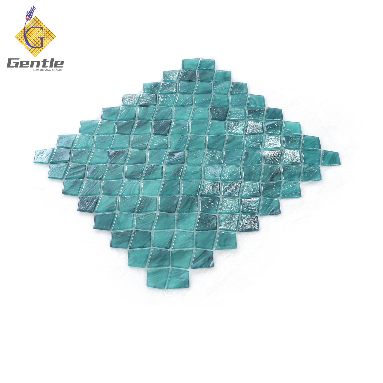 2022 hot selling glass mosaic apply to hotel Kitchen Backsplash Hot melt mosaic