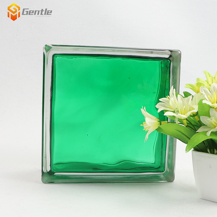 Crystal glass wall decoration glass block mirror effect transparent crystal brick for architectural decoration