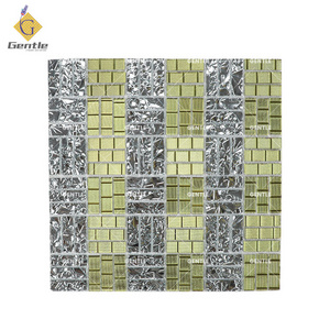 Old-fashioned discotheque wall tiles mini chips glass mirror tiles sheets peel and stick mosaic kitchen tile backsplash