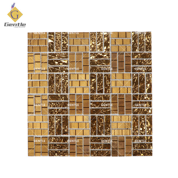 Old-fashioned discotheque wall tiles mini chips glass mirror tiles sheets peel and stick mosaic kitchen tile backsplash