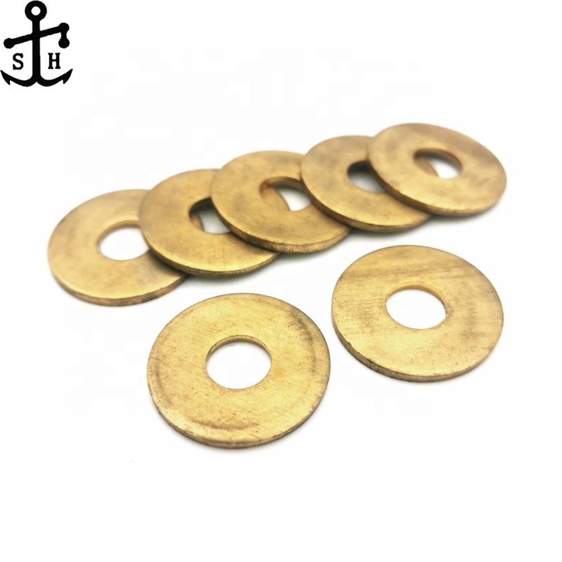 Factory Customized Copper Bronze Brass Flat Plain Fender Washer DIN125A DIN440 DIN9021 Gaskets