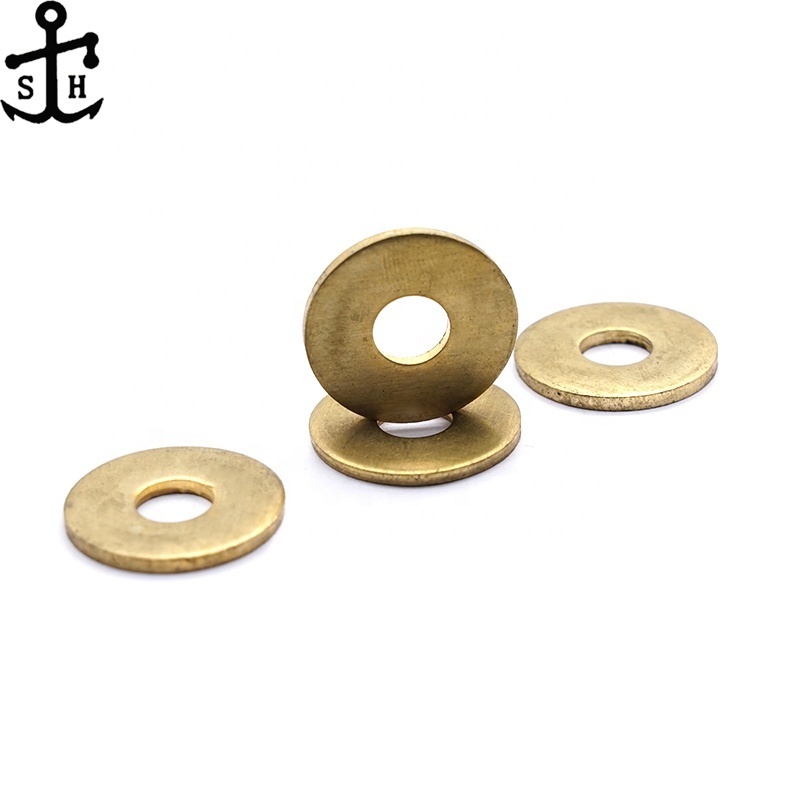 Factory Customized Copper Bronze Brass Flat Plain Fender Washer DIN125A DIN440 DIN9021 Gaskets