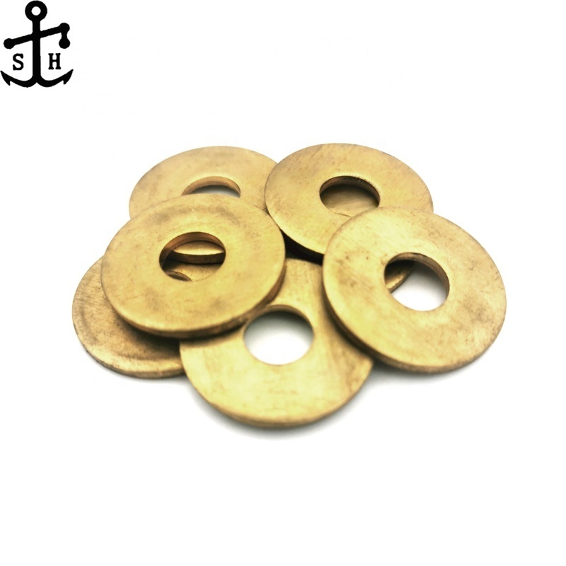 Factory Customized Copper Bronze Brass Flat Plain Fender Washer DIN125A DIN440 DIN9021 Gaskets