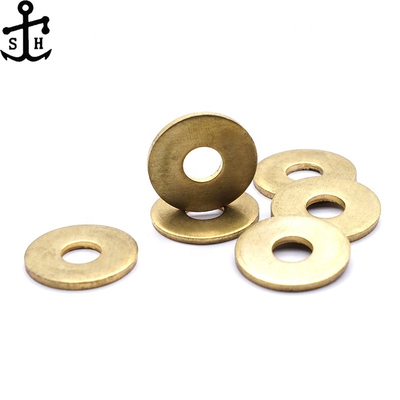 Factory Customized Copper Bronze Brass Flat Plain Fender Washer DIN125A DIN440 DIN9021 Gaskets