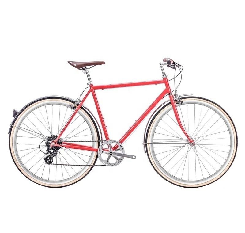 Hot sale lady good quality cheap old style city bike wholesale steel frame 28 inch women city bicycle from factory