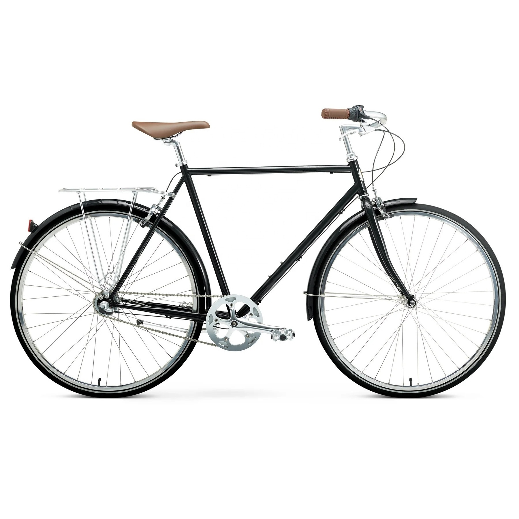 2024 New Style Student City Bicycle Men's City Bike Classic Retro 700C City Bicycle With Nexus 3 Speed Steel Frame Bike For Sale