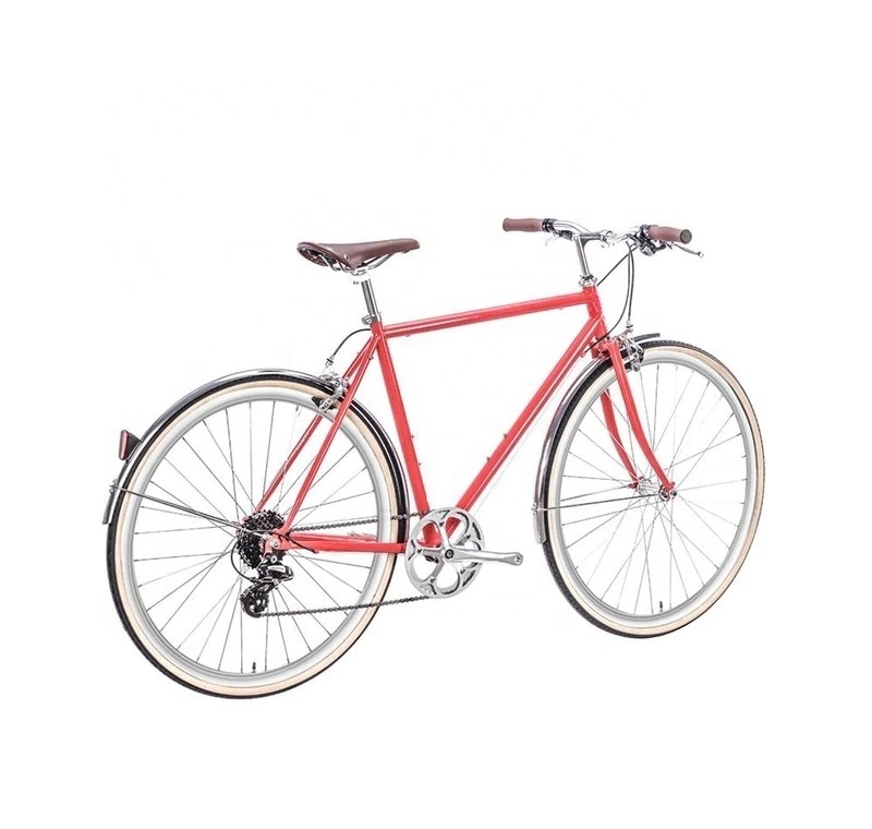 Hot sale lady good quality cheap old style city bike wholesale steel frame 28 inch women city bicycle from factory