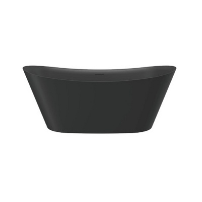 SUMI Black Bathroom Acrylic Square Freestanding Bathtub Stand Alone Bath Tub Bathtub Soaking Bathtub