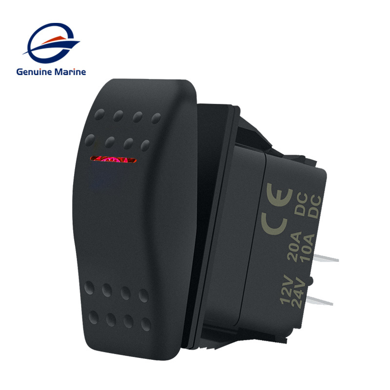 Genuine Marine On-Off 12V 24V Symbol Waterproof SPDT SPST Rocker Toggle ...