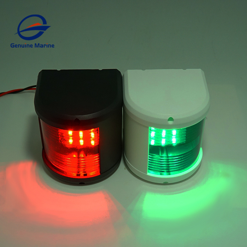 Genuine Marine 12VDC Yacht Marine Supplies Pontoon Boat Ship Waterproof LED Red Green Navigation Lights Marine Lights