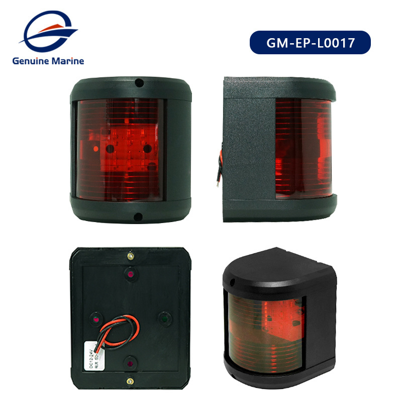 Genuine Marine 12VDC Yacht Marine Supplies Pontoon Boat Ship Waterproof LED Red Green Navigation Lights Marine Lights