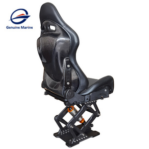 Comfortable Deluxe Passenger Shock Mitigation Boat Suspension Seat pedestal For Marine Yacht