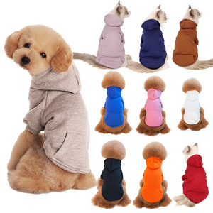 Pet Dog Hoodies for Small Dogs  Autumn Puppy Outfits Chihuahua Clothes Warm Coat Jacket for Pets