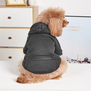 Dog Hoodie for Small Medium Dogs Fleece Hoodie for Dogs with Zipper Pocket