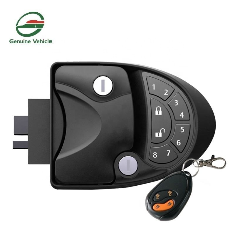 Genuine Vehicle Smart Card Control Remote Open latch Camper RV Front Door Digital Electronic Lock With 2 Keys