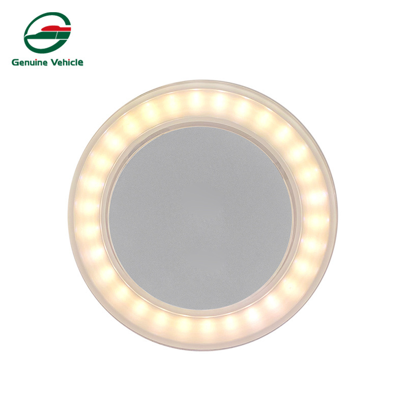 Genuine Vehicle RV Car Accessories Round Interior Lamp Camper Caravan LED Ceiling Dome Light Aluminum Alloy warm White Light