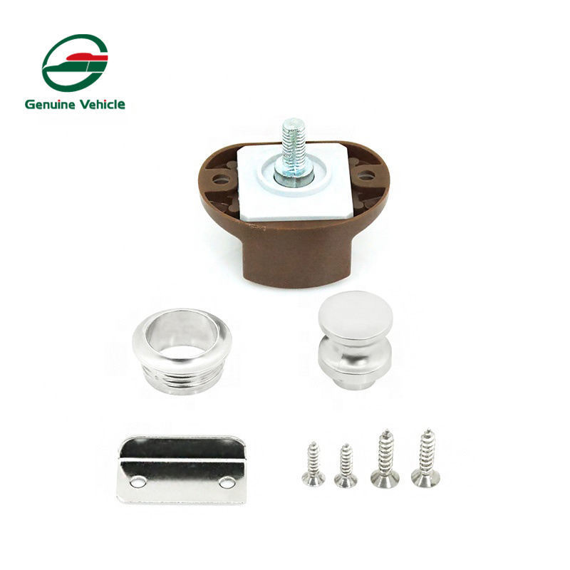 Caravan RV Accessories Cabinet Push Button Door Lock Cylinders Furniture Kirsite Keyless Latch