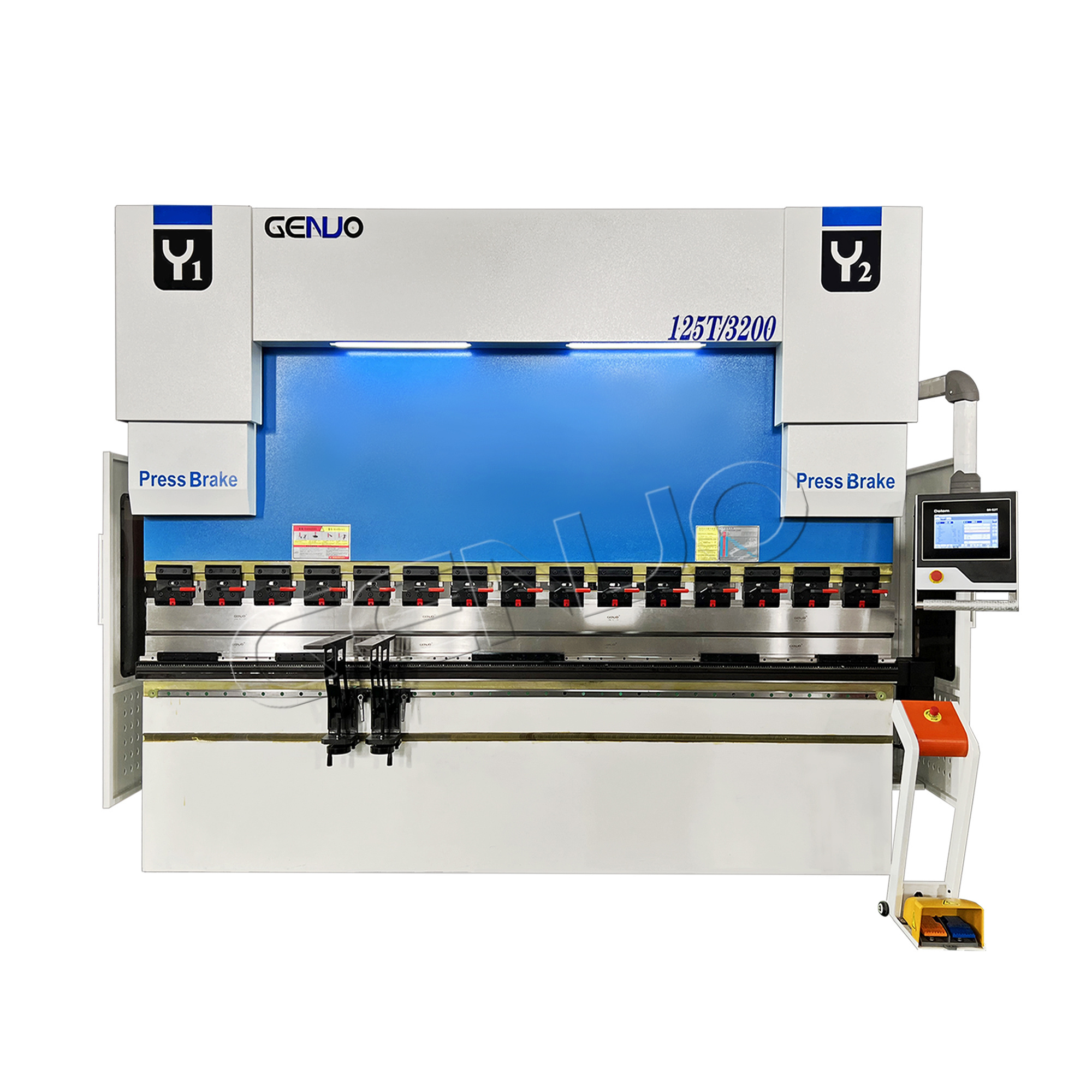 100T/3200mm 4+1 axis DA53T Delem 6mm stainless steel sheet hydraulic bending machine CNC press brake