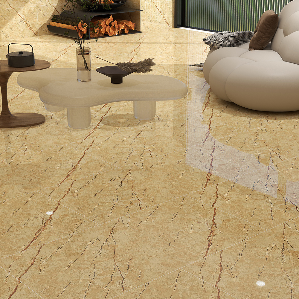 Quality Ceramic Tiles 60 X 120 Gold Marble Floor Tiles For Living Room