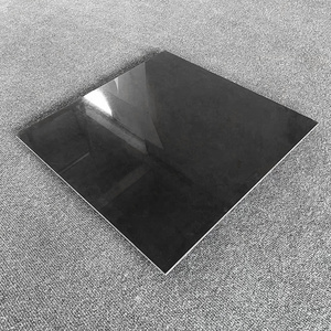 Wholesale Large Polished Super Black Living Room Floor Tiles 60 X60