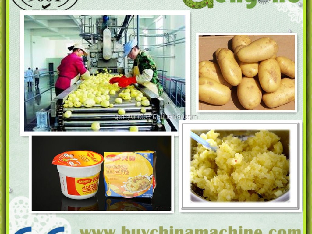 sweet potato ground mashing machine/potato instant mash production line