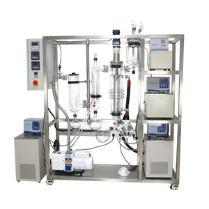 High Efficiency oil Distiller Short Path Molecular Distillation Wiped Film Evaporator