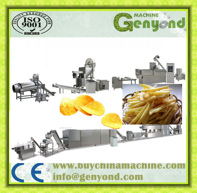 Semi-automatic Potato Chips Making Machine/ Frozen French Fries Production Line