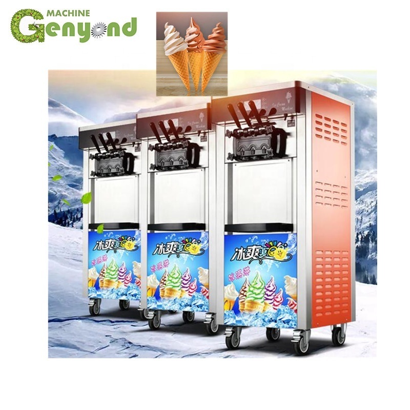 CHEAP PRICE Nut , commercial industrial soft ice cream maker equipment machine//Newly lowest price of icecream making machine