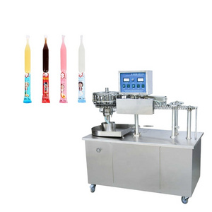 Genyond factory Hot sale injecting type plastic tube ice lolly making equipment ice pop soft tube filling and sealing machine