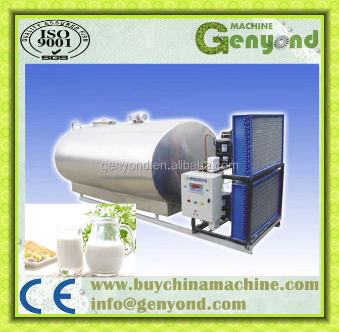 Factory Genyond Best quality dairy farming machine milk cooler / milk cooling cold storage tanks /milk chiller