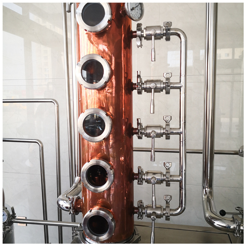 high quality rum vodka gin distiller copper still