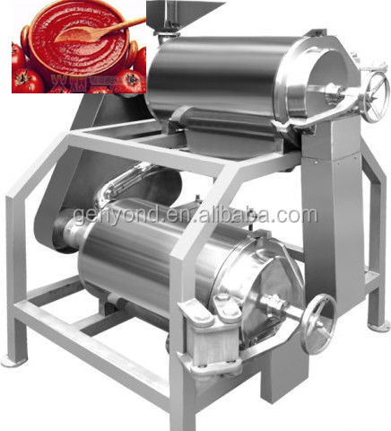 Factory Stainless steel tomato paste processing machine mango pulper pulping equipment Fruit puree vegetable pulp making machine