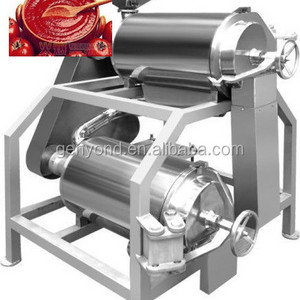 Factory Stainless steel tomato paste processing machine mango pulper pulping equipment Fruit puree vegetable pulp making machine