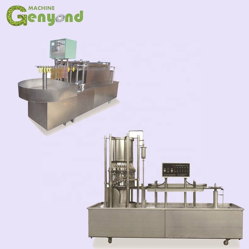 Genyond factory Hot sale injecting type plastic tube ice lolly making equipment ice pop soft tube filling and sealing machine