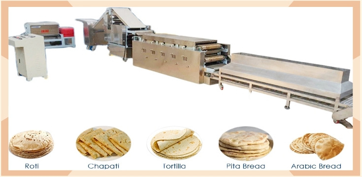 Industrial automatic Pancake pita bread bakery machine production line /pita bread making machine