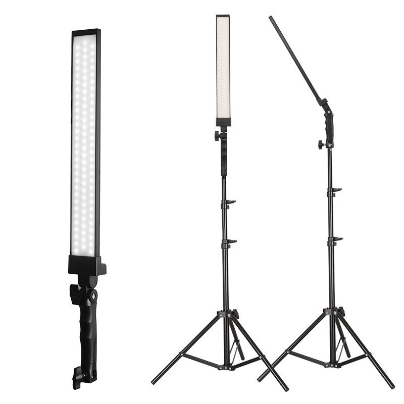 Camera Photo LED Studio Video Handheld Photography Light Aluminum LED Fill Stick Light With Stand