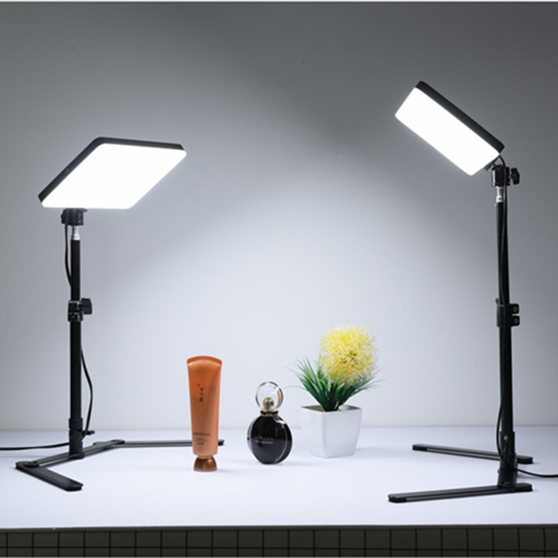 Hot selling Table Top Dimmable M24CM LED Ring Light Tripod Overhead Stand Desktop Photography Selfie LED Fill Light