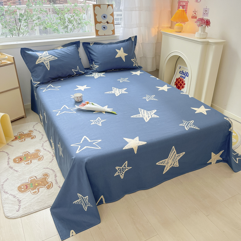 High Weight Bedding 3PCS Soft Extra-large Queen size 100% Cotton Bed Sheet Sets Family Floral Bedding Set in stock Mix model