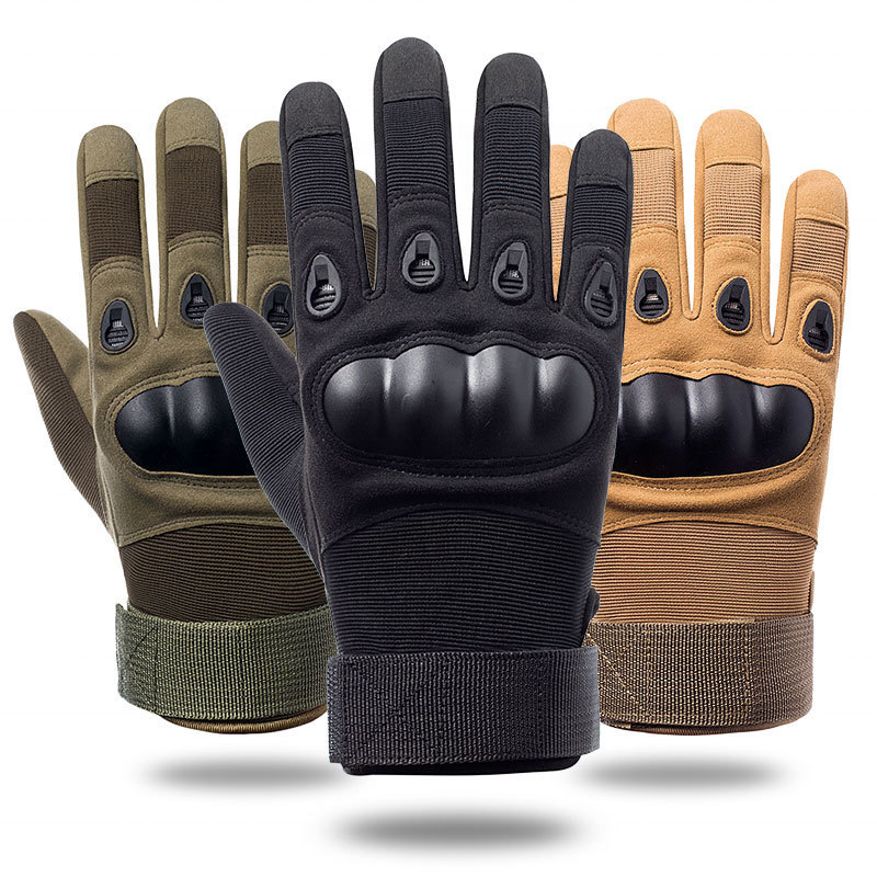 NEW Factory Custom Full Half Finger Motorcycle Sports Security Equipment Outdoor Combat Tactical Gloves