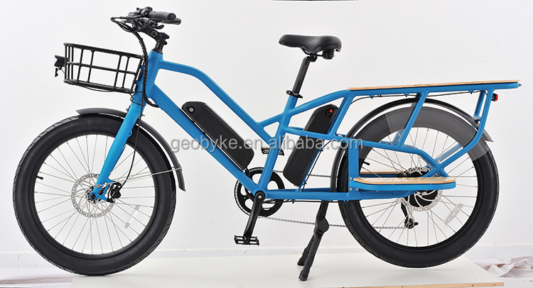 Geobyke 48v 500w long tail cargo bike electric cargo bike eu warehouse