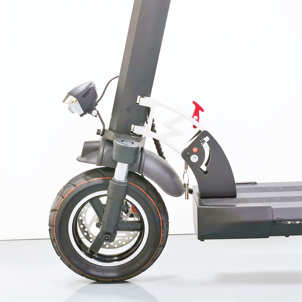 2023 foldable long range two 10 inch tires 15Ah lithium battery electric scooters 48v 800w with seat for adults