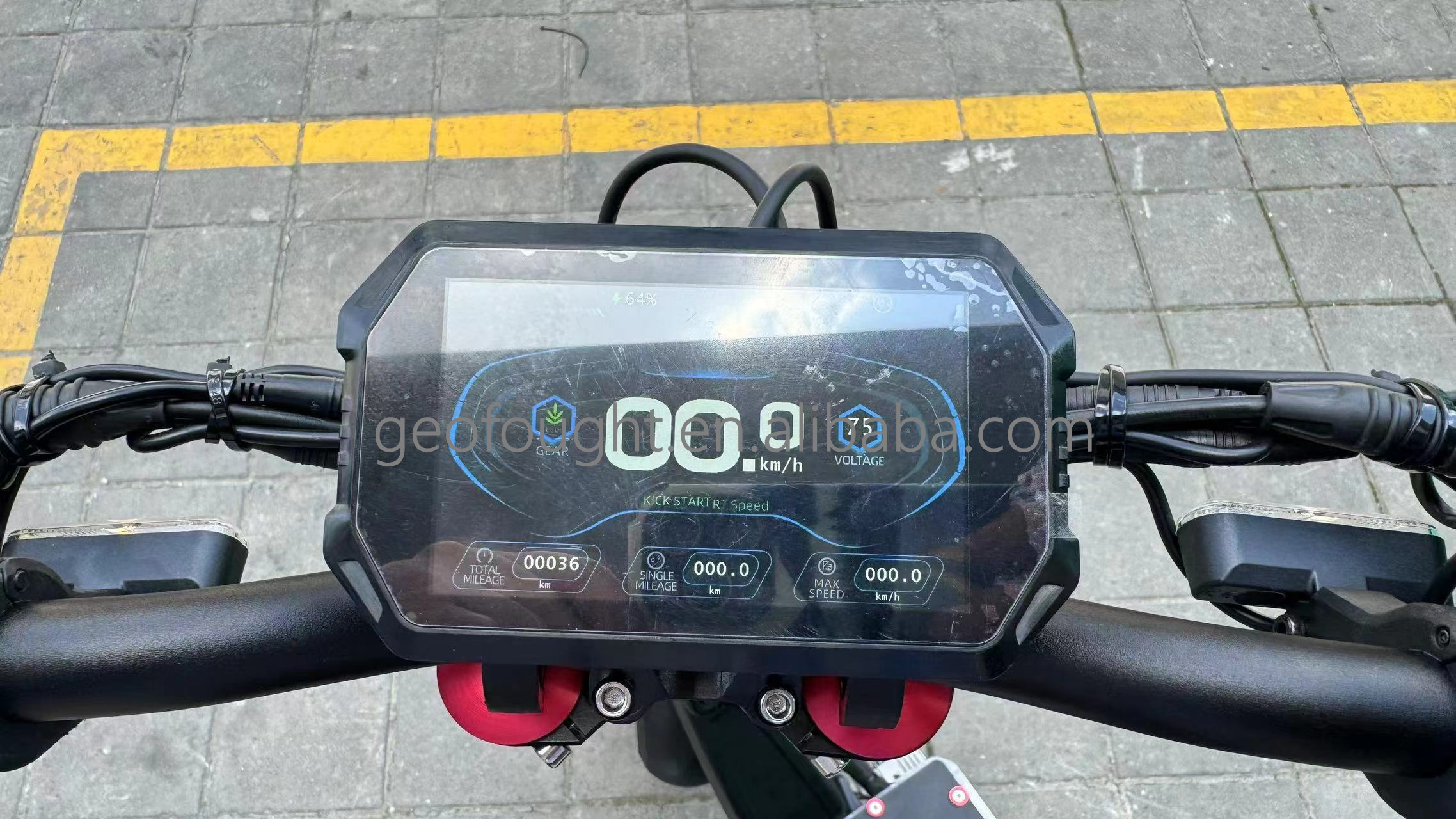 Geofought Professional China New 72V 60A 15000W 50AH Dual Motor Powerful Adult Electric Scooters With CE Certificate