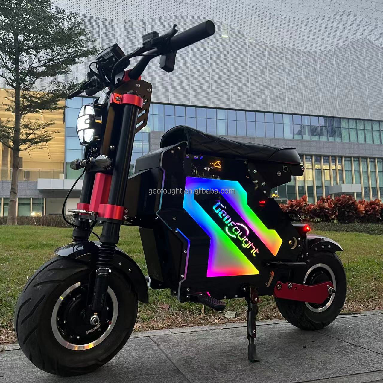 Geofought electric scooter 100km 14inch removable battery dual motor  72v 8000w long range e scooter with street legal