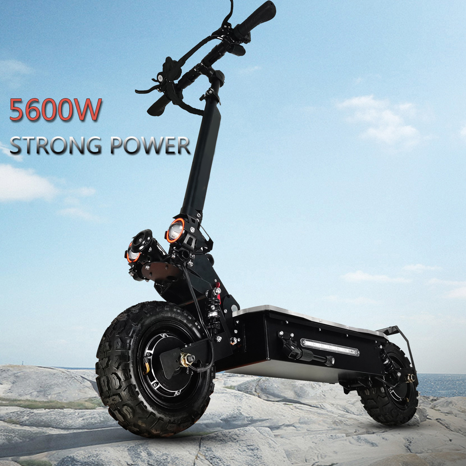 2023 ewasp dokma 60V 5600w electric scooter 70-80kmh speed 11inch off road tire e scooter in eu wearhouse