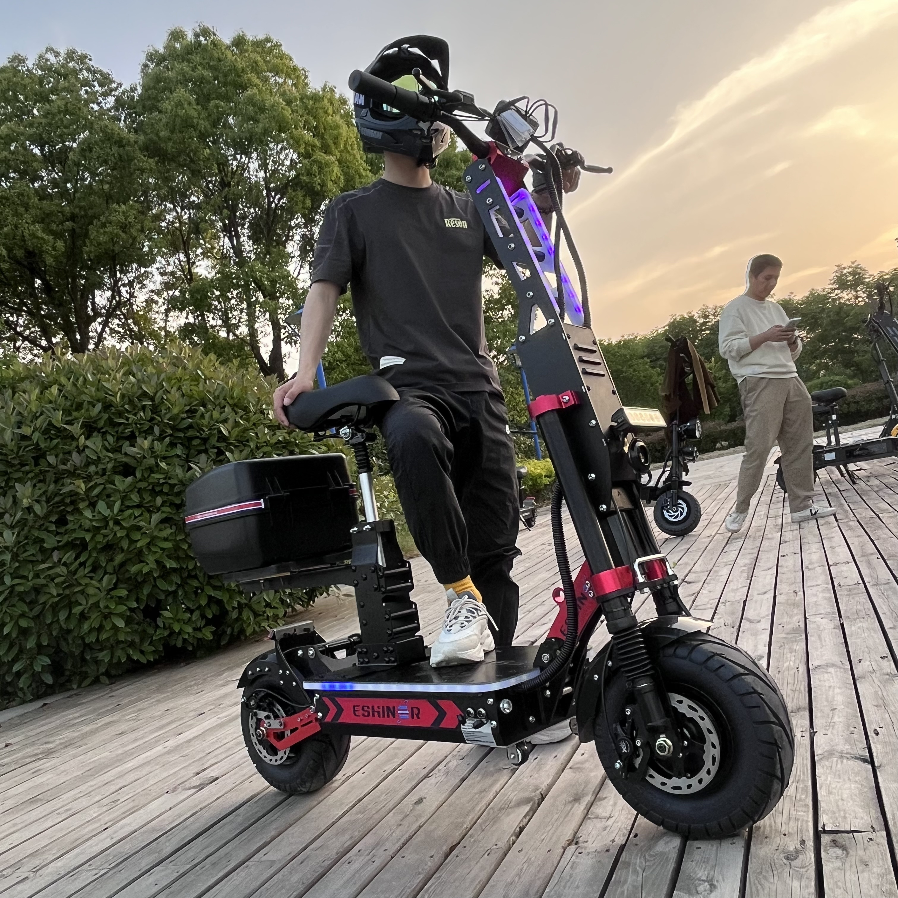 High Quality NFC/password power on latest scooter electric fat tire 72V 8000w wholesale price aluminum alloy electric scooters