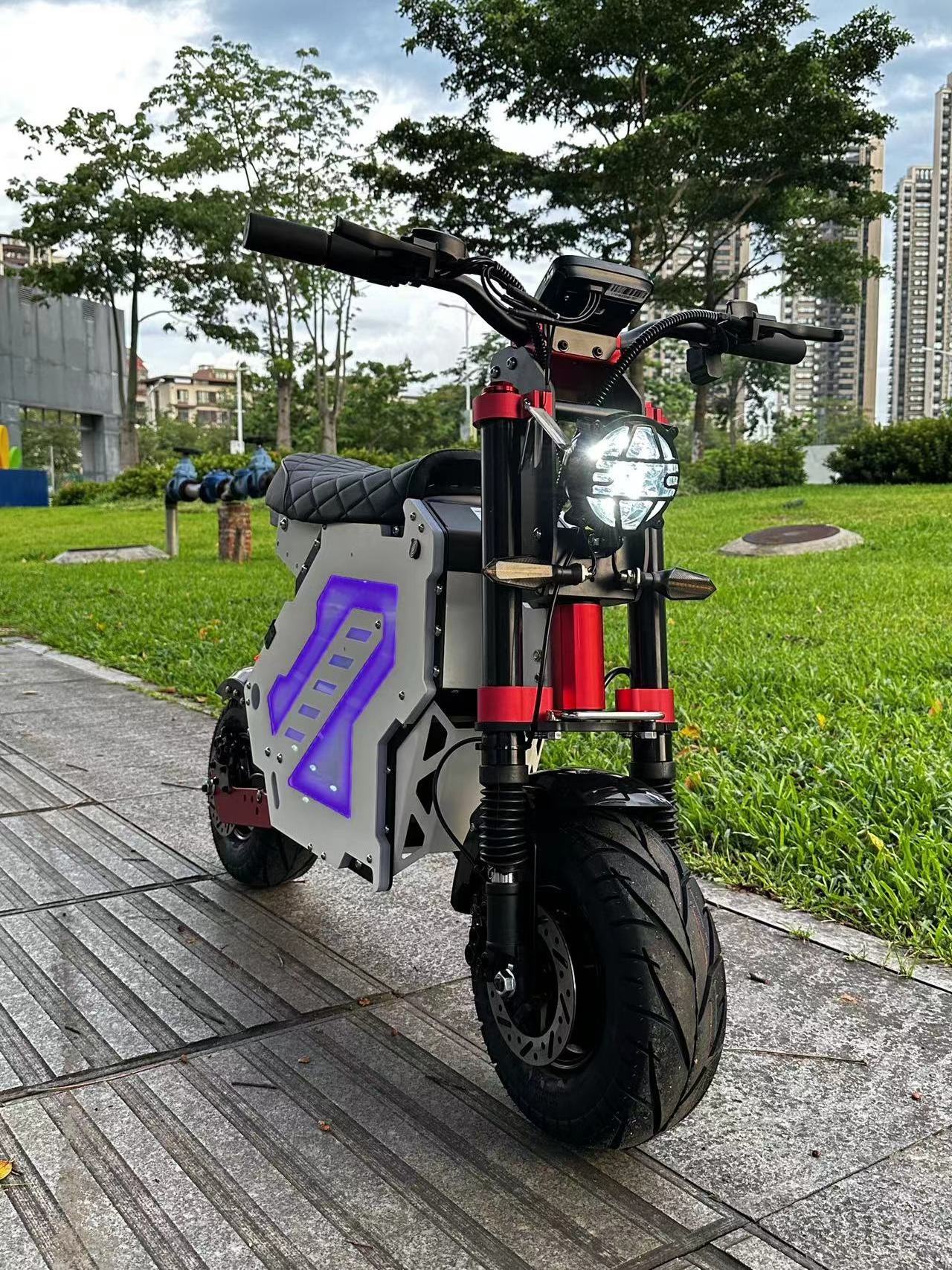 NFC/password unlock 72V 10000w 15000w e scooter fast high speed fat tire dual motor 60V 7000w electric scooters for adults