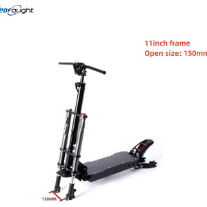 geofought powerful fit with 11 inch 10 inch tyres scooter Aluminum electric scooter chassis frame