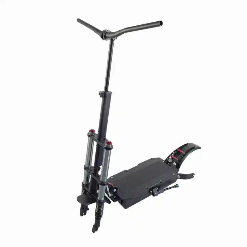 geofought powerful fit with 11 inch 10 inch tyres scooter Aluminum electric scooter chassis frame