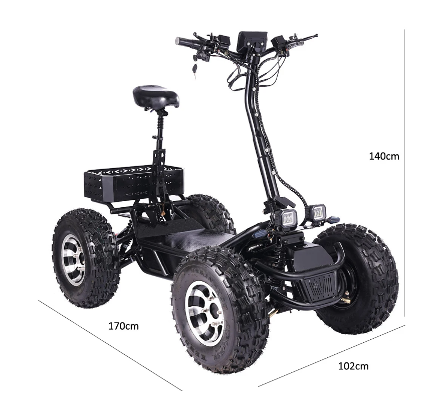 60V 8000Watt 4 Wheel Quad Bike Electric 21Inch Big Fat Tire Long Range 50Ah 80Ah Off-Road Vehicle Atv 4x4 Atvs For Adults